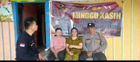 Melalui Program Minggu Kasih, Polsek Ketahun Dengar Keluhan Masyarakat