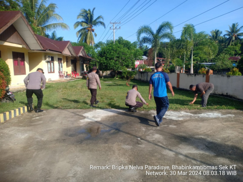 Rutin Setiap Sabtu, Polsek Kaur Tengah Laksankan Kurve Mako 