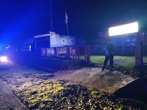 Polsek Kaur Utara Patroli Keliling Cek Situasi Kamtibmas  