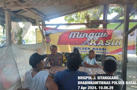 Didesa Pasar Baru, Polsek Nasal Gelar Minggu Kasih 