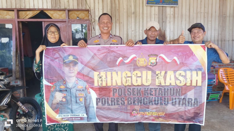 Minggu Kasih, Polsek Ketahun Dengar Keluhan Masyarakat