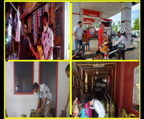 Pastikan Ketersedian Bahan Pokok Tercukupi, Polres Kaur Monitoring Bahan Pokok di Seputaran Wilkum  