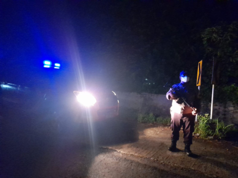 Antisipasi Aksi 3C, Polsek Maje Patroli di Objek Vital 