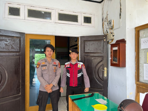 Polres Kaur Patroli dan Monitoring Kantor KPUD Serta Bawaslu Ciptakan Kamtibmas Kondusif 