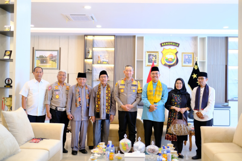 Jalin Koordinasi, Kapolda Bengkulu Terima Audiensi dari Badan Musyawarah Adat (BMA) Provinsi Bengkulu