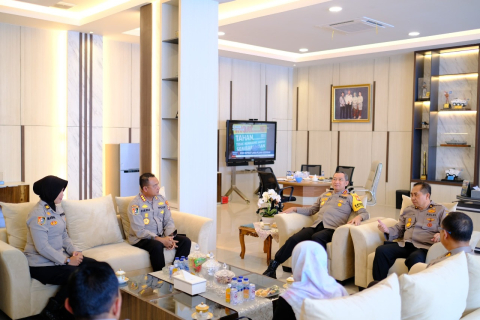 Kapolda Bengkulu Sambut Tim Pengkajian dan Anev Adil Diklat Polri T.A 2024