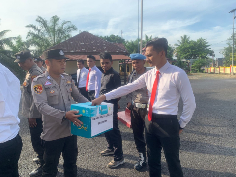 Polsek Ketahun Gencarkan Gerakan Sedekah Bersama dan Berkah