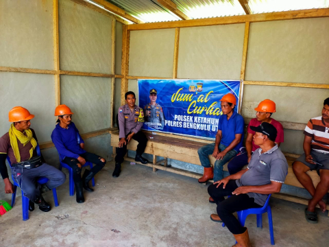 Jumat Curhat Bersama Warga , Polsek Ketahun Tampung Keluhan Warga Binaanya