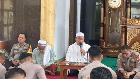 Tingkatkan Moral dan Spiritualitas dalam Pelaksanaan Tugas, Polres Kaur Gelar Binrohtal 