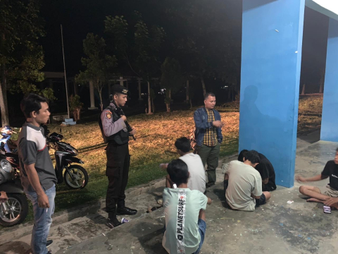 Patroli KRYD, Gabungan Piket Fungsi Polres Kaur di Seputaran Wilayah Kecamatan Kaur Selatan