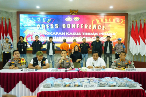 Polda Banten Gagalkan Pengiriman Sabu Dari Riau