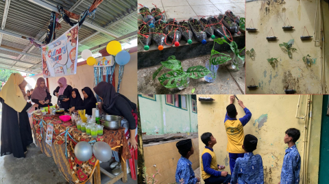 Projek Penguatan Profil Pelajar Pancasila, Memanfaatkan Botol Plastik Dengan Cara Membuat Pot Bunga Gantung Yang Unik