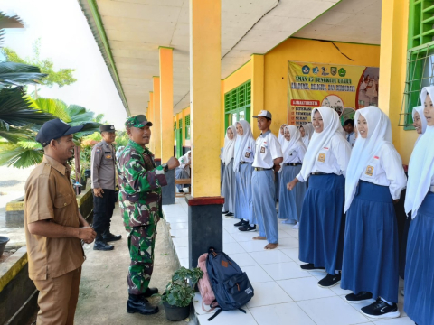 Bersinergi TNI-POLRI Seleksi Ketat Calon Anggota Paskibra Tingkat Kecamatan