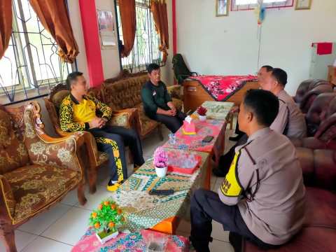 Demi Menciptakan Sinergitas Antar Instansi, Kapolsek Ketahun Sambang Kantor Camat Pinang Raya