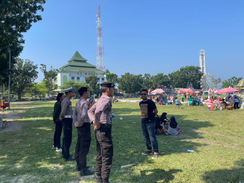 Meriahakan HUT RI Ke 79, Polres Kaur Berikan Pengamanan Turnament Sepak Bola Dandim Cup