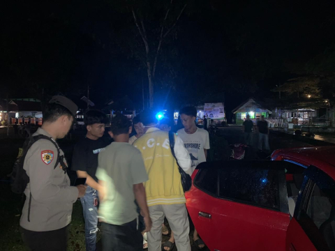 Jaga Keamanan, Personel Patroli Presisi Perintis Sat Samapta Polres Kaur Gelar Patroli 