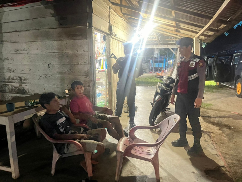 Personel Sat Samapta Polres Kaur, Patroli Dialogis Presisi Pantau Sitkamtibmas