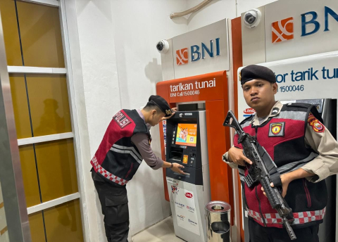 Cek Objek Vital, Sat Samapta Polres Kaur Cegah Gangguan Kamtibmas Seputaran Wilkum 