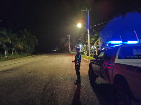 Antisipasi Balap Liar, Satlantas Polres Kaur Gelar Patroli di Area Rawan 