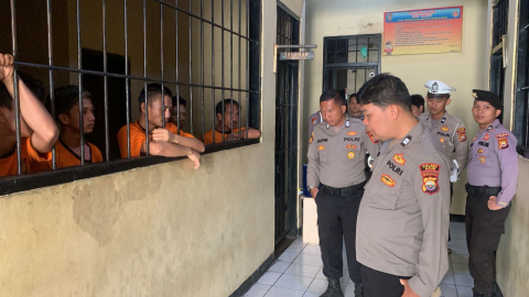 Pastikan Aman Terkendali, KSPK dan Piket fungsi Cek dan Kontrol Tahanan