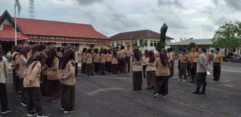 Sat Binmas Polres Kaur Laksanakan Pembinaan dan Pelatihan Anggota Pramuka Saka Bhayangkara