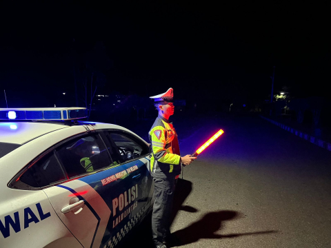 Antisipasi Balap Liar, Satlantas Polres Kaur Gelar Patroli di Area Rawan