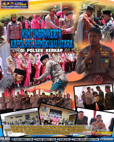 Kunjungan Kerja Kapolres Bengkulu Utara Ke Polsek Kerkap Pantau Kesiapan Polsek Hadapi Pemilukada