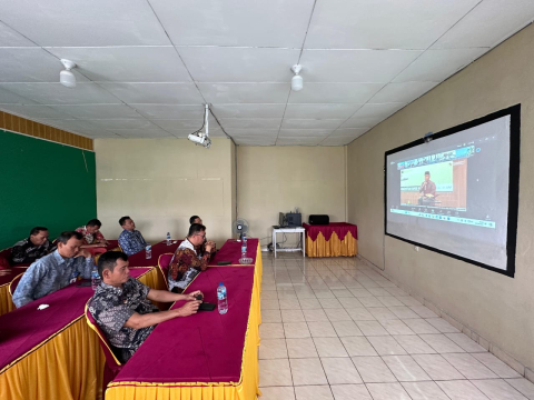Lapas Curup Ikuti Peringatan Maulid Nabi 1446 Secara Virtual, Momentum Intropeksi Diri Bersama