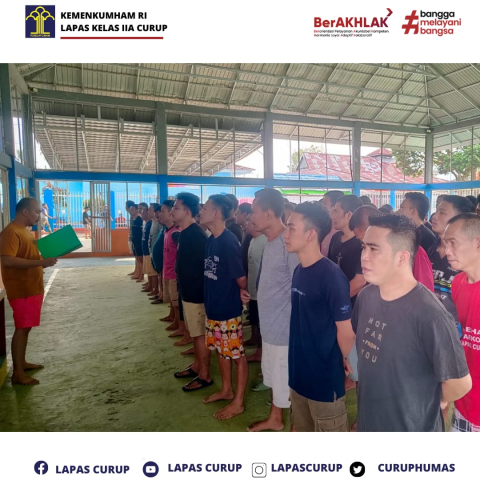 Warga Binaan Jalani Giat Admisi Orientasi, Ini Tujuannya