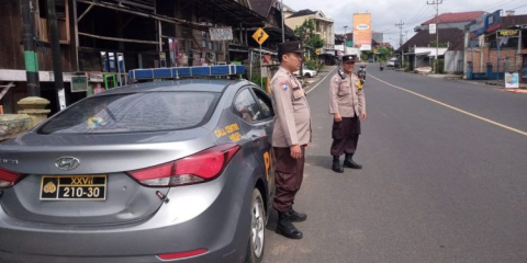 Antisipasi Kejahatan, Polsek Selupu Rejang Rutinkan Patroli