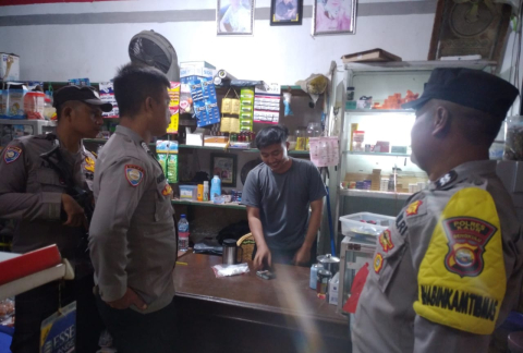 Polsek Kaur Tengah Patroli Dialogis Antisipasi 3C dan Premanisme