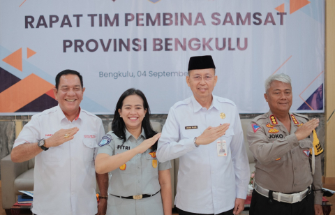 Jasa Raharja Dorong Optimalkan Program Kerja Tim Pembina Samsat Provinsi Bengkulu 