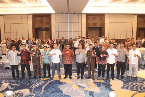 Wujudkan Pemilu Sejuk, Aman dan Damai, Polda Bengkulu dan Polres Jajaran Ikuti Rakor Sentra Gakkumdu Se-provinsi Bengkulu