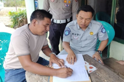 Jasa Raharja Bengkulu Serahkan Santunan Kepada Ahli Waris Korban Kecelakaan Lalu Lintas