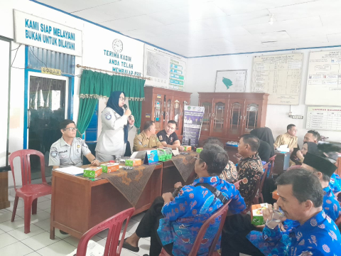 Jasa Raharja Bengkulu Sosialisasikan Manfaat Santunan dan Kepatuhan Pembayaran Pajak di Kelurahan Kebun Kenanga Kota Bengkulu