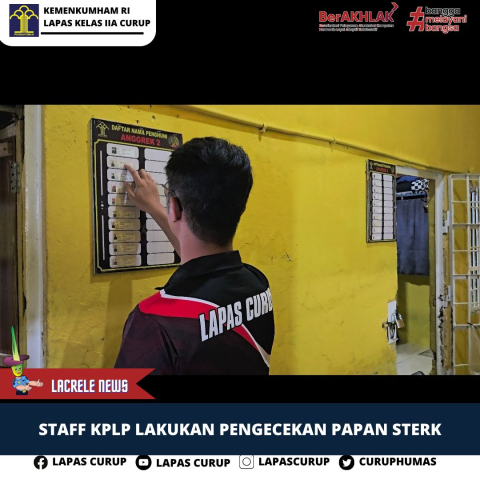 Kontrol Rutin Paviliun Area Lapas Curup Dalam Mencegah Gangguan Keamanan