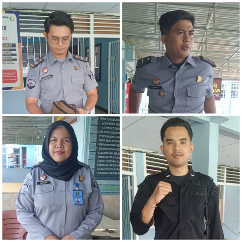 Bantuan Piket Pengamanan Lapas Curup di Hari Libur