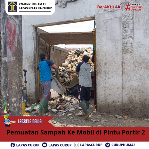Petugas Pastikan Pengawasan Pembuangan Sampah di Lapas Curup