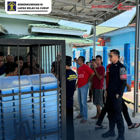 Lapas Curup Terus Menjaga Menu Makanan Bergizi Bagi Warga Binaan