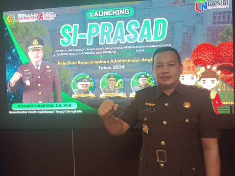 Kejati Bengkulu Luncurkan SI-PRASAD (Sistem Informasi Pengamanan Pembangunan Strategis Daerah) 