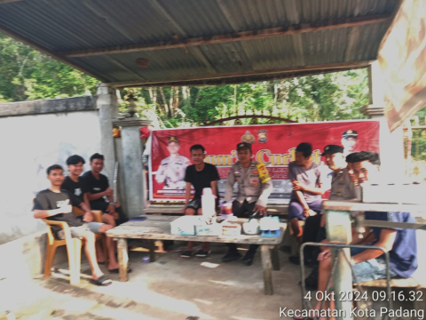 Polsek Kotapadang Jumat Curhat di Desa Lubuk Mumpo