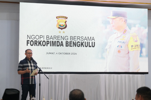 Ngopi Bareng Forkopimda, Kapolda Ajak Perkuat Kerja Sama untuk Amankan Pemilukada 2024