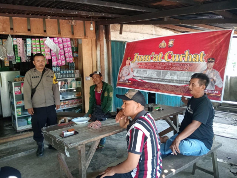 Jumat Curhat Kapolsek PU Tanding, Tingkatkan Keamanan dan Keterlibatan Masyarakat