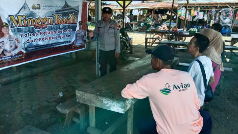 Polsek Padang Ulak Tanding Polres Rejang Lebong Polda Bengkulu Minggu Kasih Bersama Bhabinkamtibmas Polsek Padang Ulak Tanding