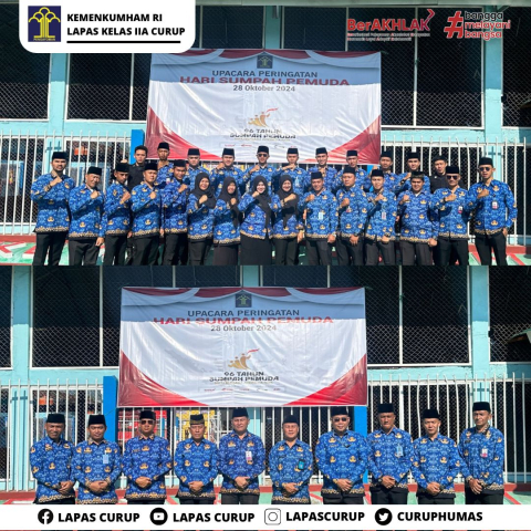 Lapas Curup Gelorakan Semangat Hari Momentum Sumpah Pemuda ke 96 Tahun