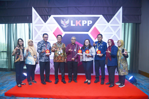 Kemenkumham Raih Penghargaan Anugerah SDM dan Kelembagaan Pengadaan Barang dan Jasa Tahun 2024
