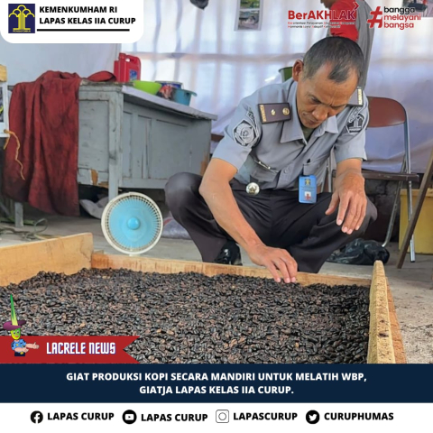 Lapas Curup Kembangkan Usaha Kopi Adirejo