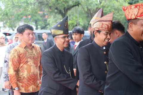 Kadivmin Kemenkumham Bengkulu Turut Hadiri Upacara Hut Provinsi Bengkulu ke 56 Tahun