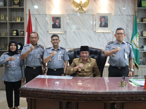 Kunjungan ke Pemprov Bengkulu, Kanwil Kemenkumham Bengkulu Bakalan Kukuhkan Desa dan Kelurahan Sadar Hukum 