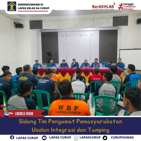 Warga Binaan Lapas Curup Ikuti Sidang TPP, Ini Kata Ronaldo